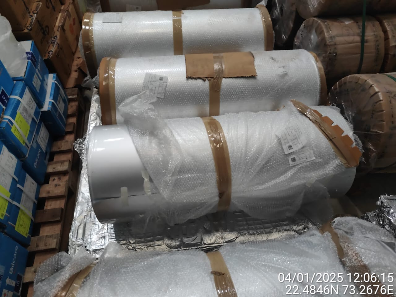 Disposal of Transit Affected Laminated Aluminium Film Roll on "as where is basis"