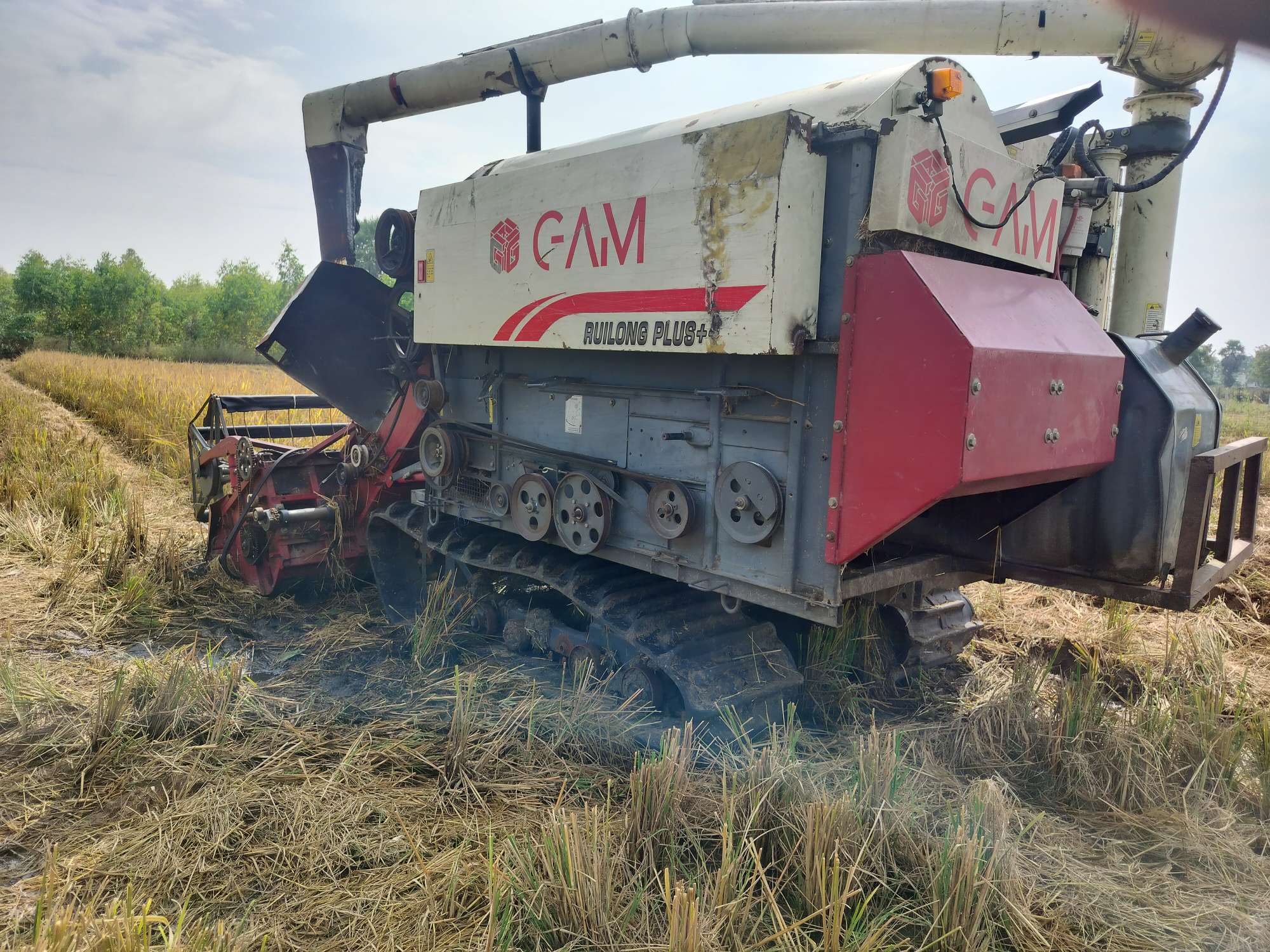Disposal of fire affected GAM Combine harvester on "as is where is basis"