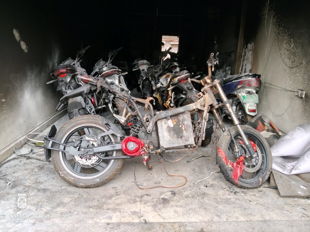 Disposal of Fire Affected Electric Scooter and Bike on "as is where is basis"