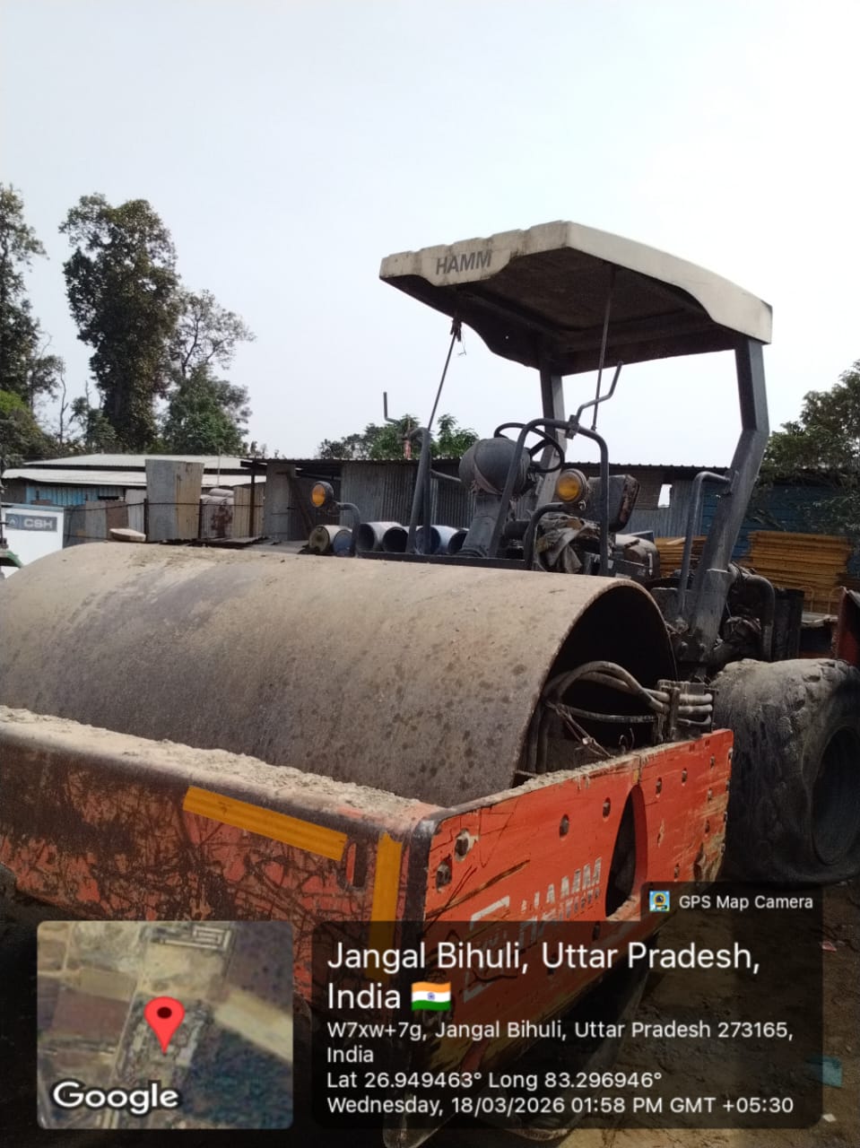 E- Auction of damaged Vibratory Soil Compactor on “as is where is basis”