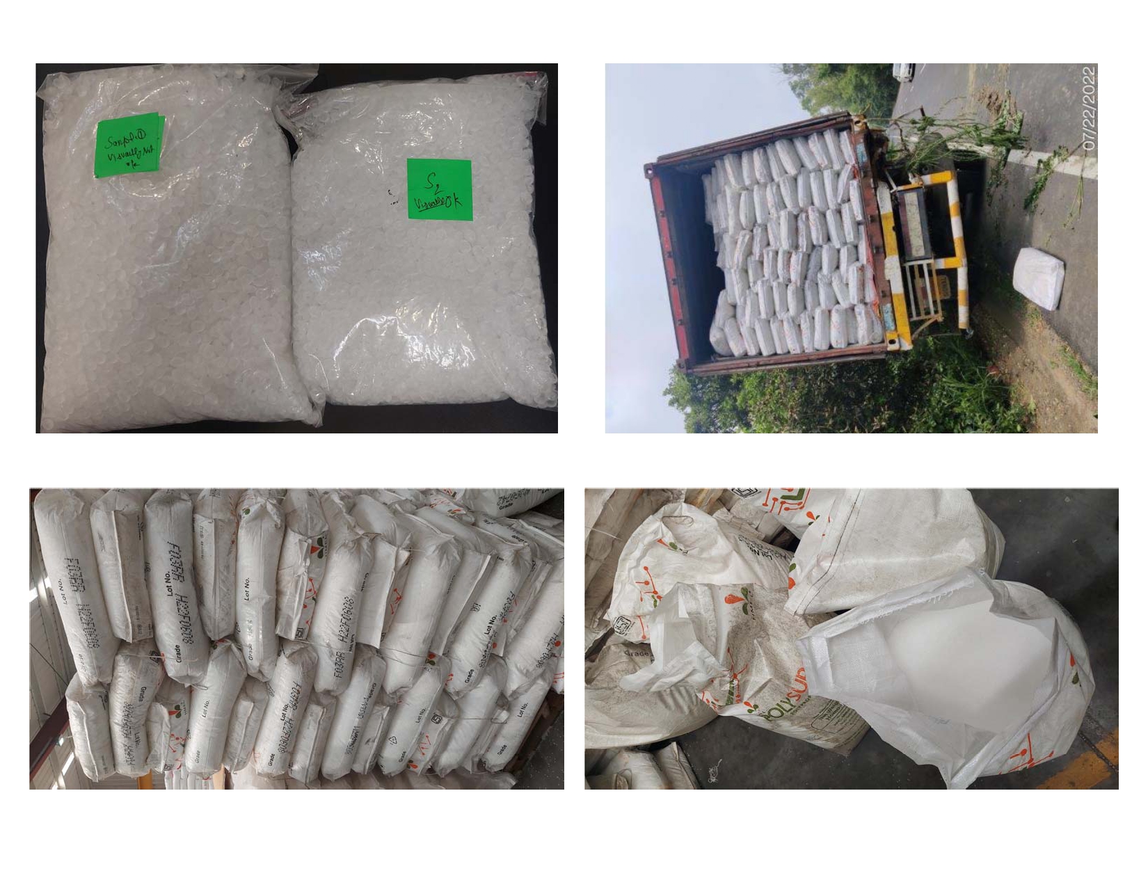 Disposal of damaged 23 MT PP Granule on as is Where is basis
