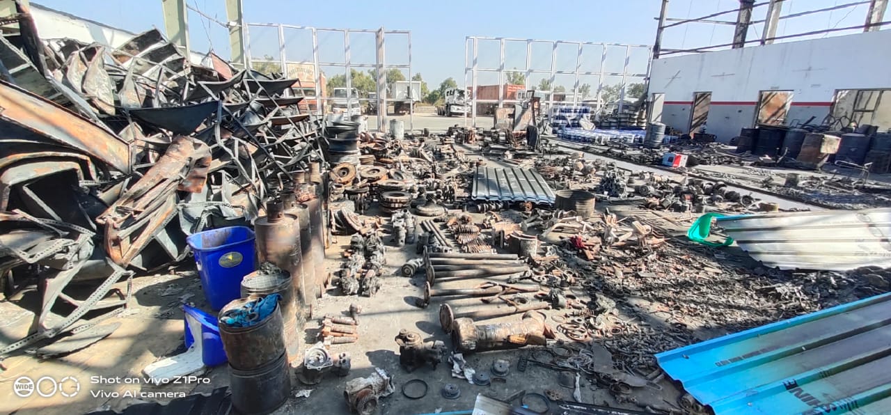 Disposal of fire affected Scrap and Lubricant oil - for Salvage through e-Auction on “As Is Where Is” basis