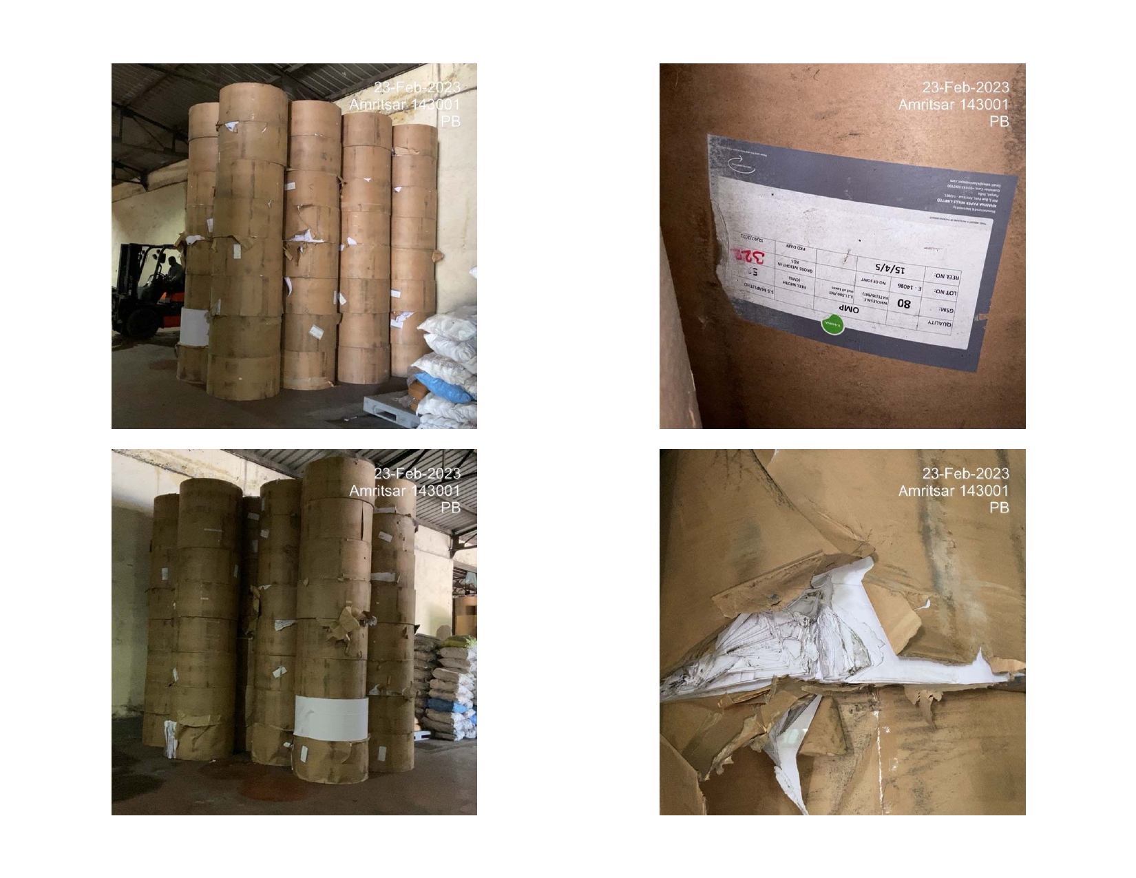 Disposal of damaged 28.536 MT Optima Maplitho Paper through e-Auction on “As Is Where Is” basis