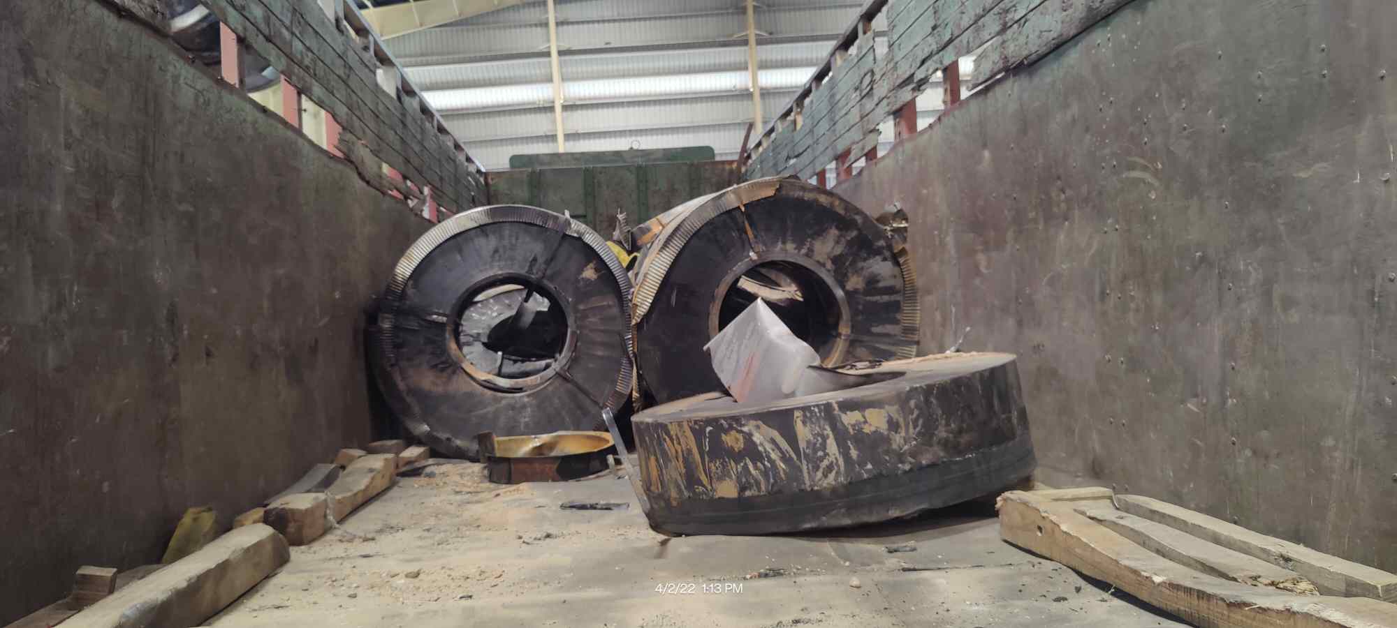 E-Auction of Fire Damaged CRCA STRIPS (0.5 X 289) – 41.666 MT