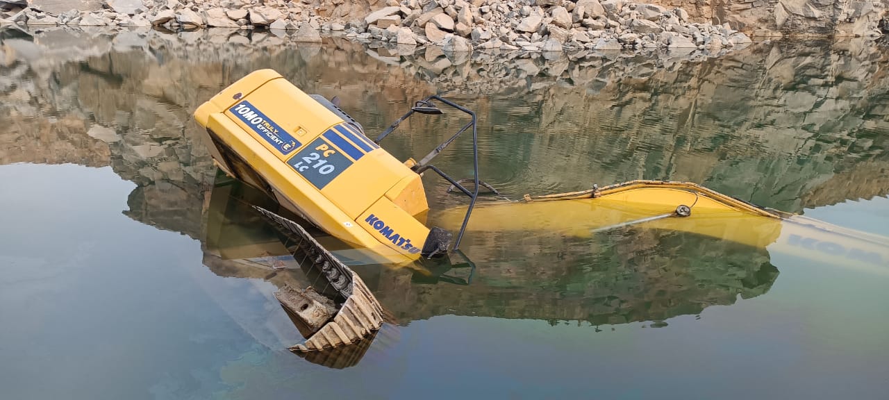 Disposal of Water Damaged KOMATSU Hydraulic Excavator on “As Is Where Is”, and “No Complaint" basis