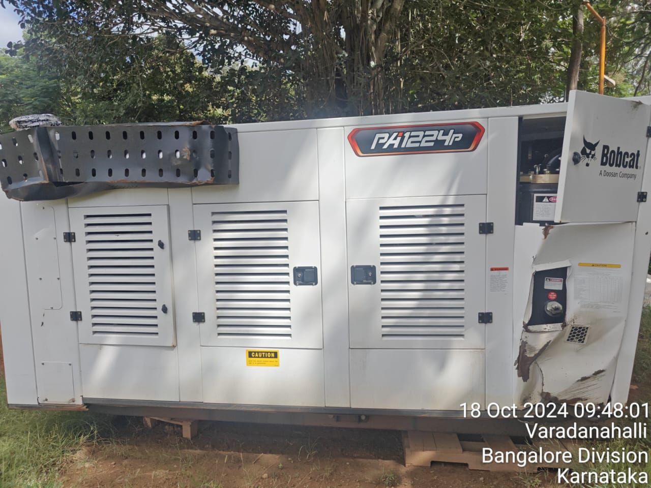 Disposal of accident affected Air Compressor on – “as is where is” basis