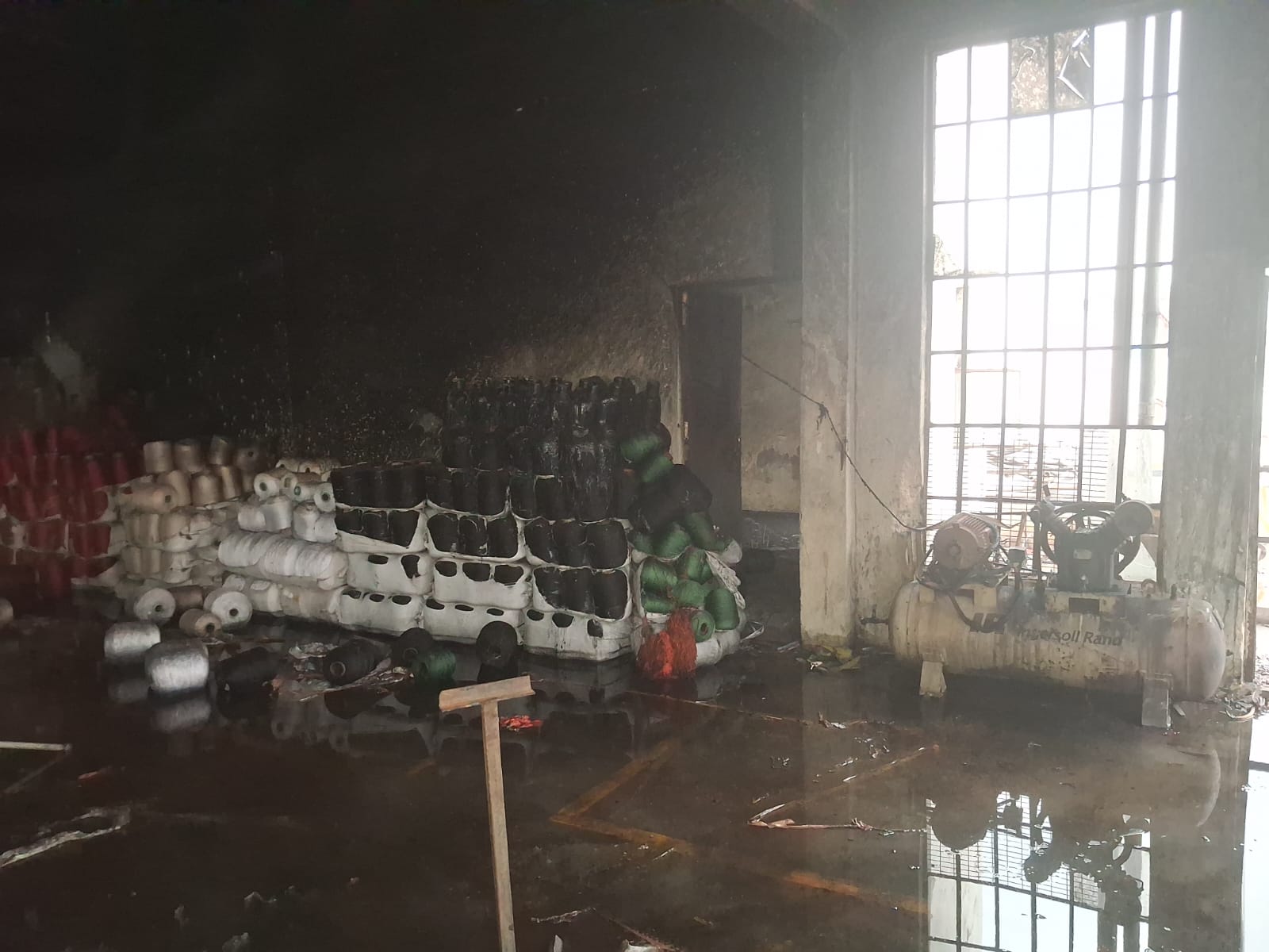 Disposal of fire affected Yarn and Cloth on "as where is basis"