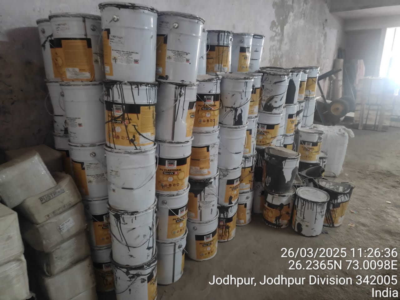 Disposal of accident affected Paint on "as is where is basis"