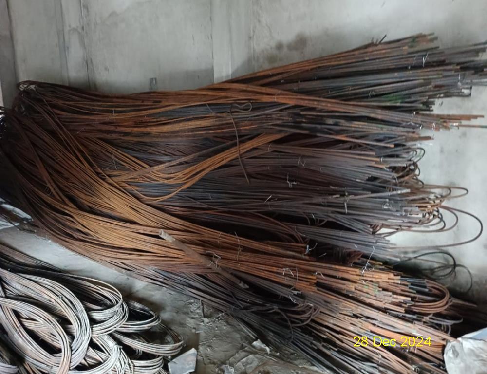 Disposal of water affected TMT Bars  on "as is where is basis"