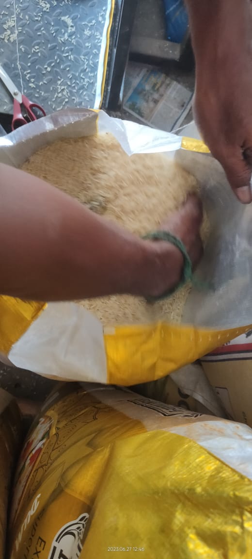 Disposal of damaged 14.9 MT Rice on “As Is Where Is”, “Without brand name/re-bagging” and “No Complaint" basis