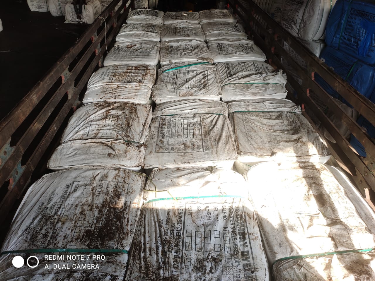Disposal of damaged 15 MT Polyester Staple Fibre on “As Is Where Is”, “Without brand name/re-bagging” and “No Complaint" basis
