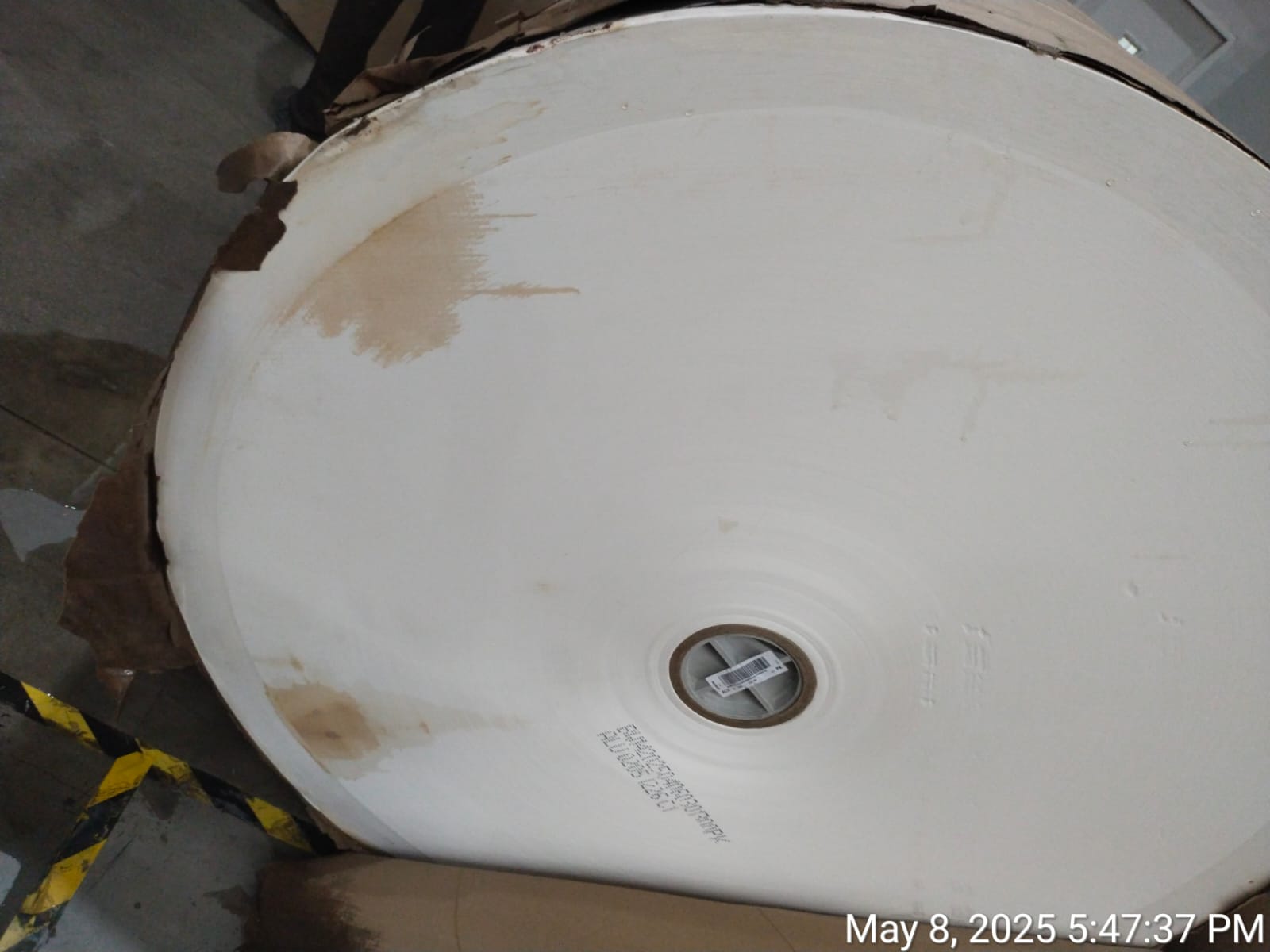Auction of damaged paper on as is where is basis