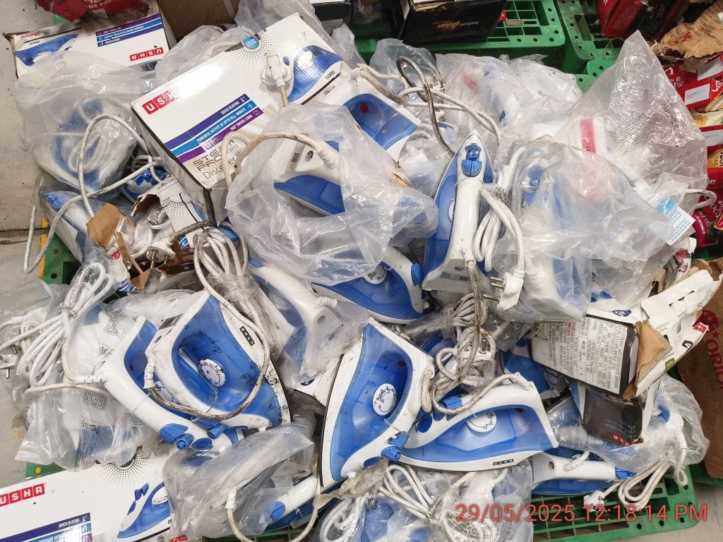 Disposal of Fire Affected "Steam iron, Stator Assembly and other materials " on "as is where is basis"